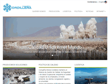 Tablet Screenshot of cmcordillera.cl